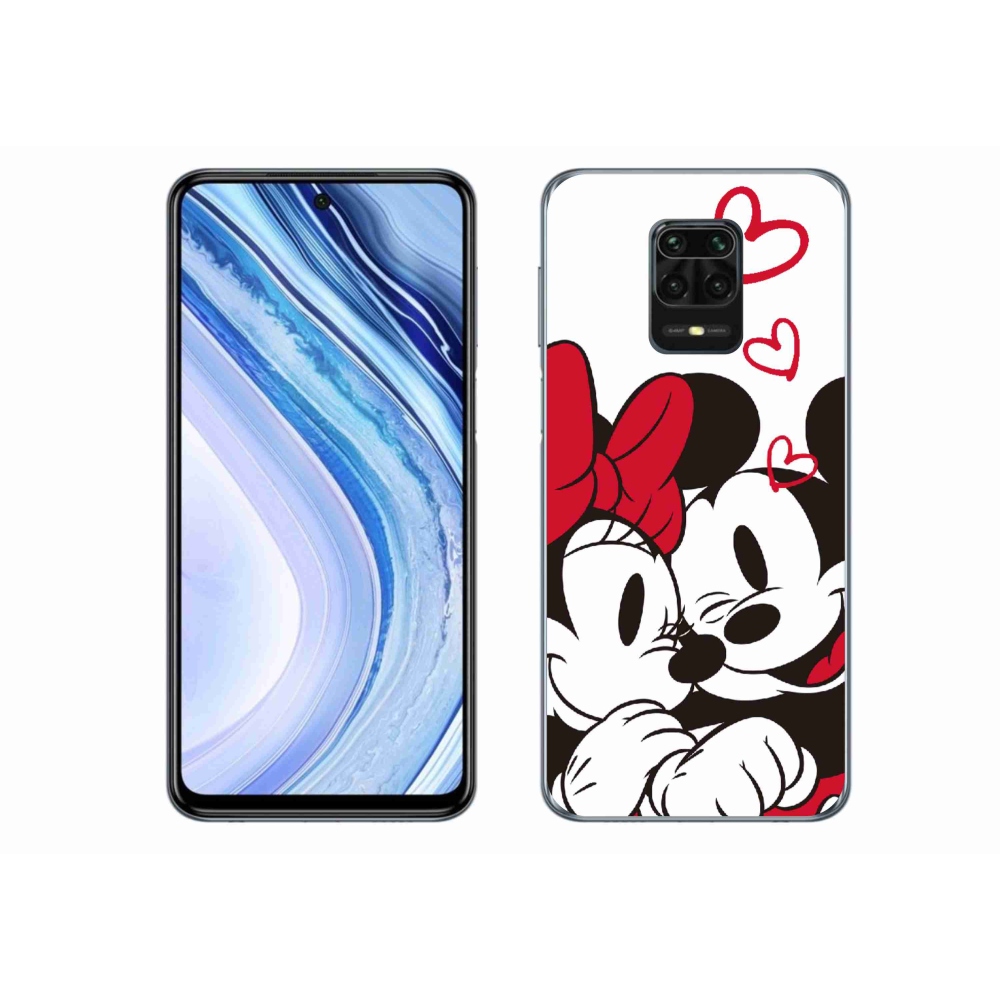 Gél borítás mmCase a Xiaomi Redmi Note 9 Pro-hoz - minnie és mickey