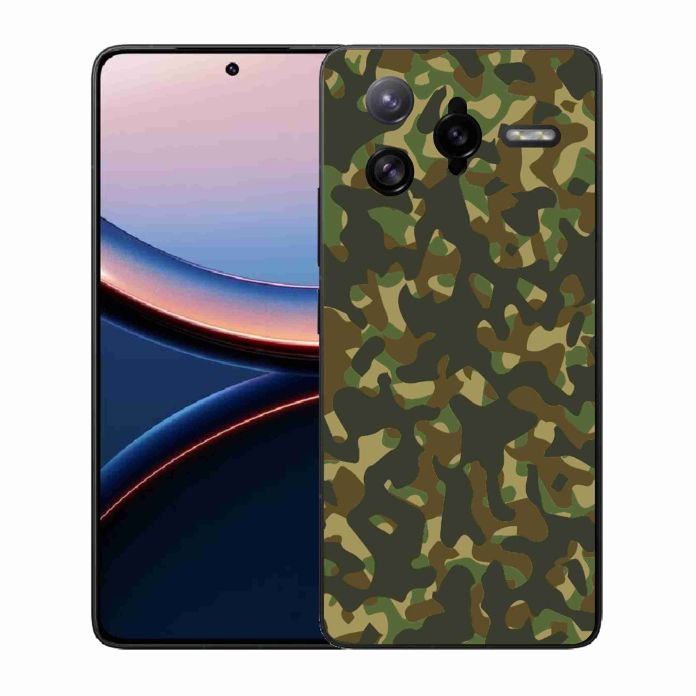 Gél borítás mmCase a Xiaomi Poco F7 Ultra számára - terepszínű minta 1