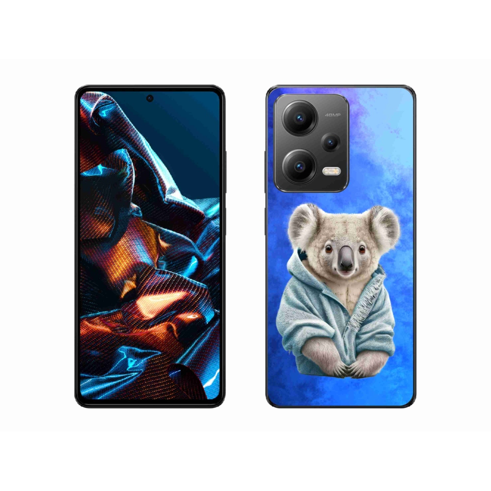 Gél borítás mmCase a Xiaomi Redmi Note 12 Pro 5G-hez - koala pulóverben