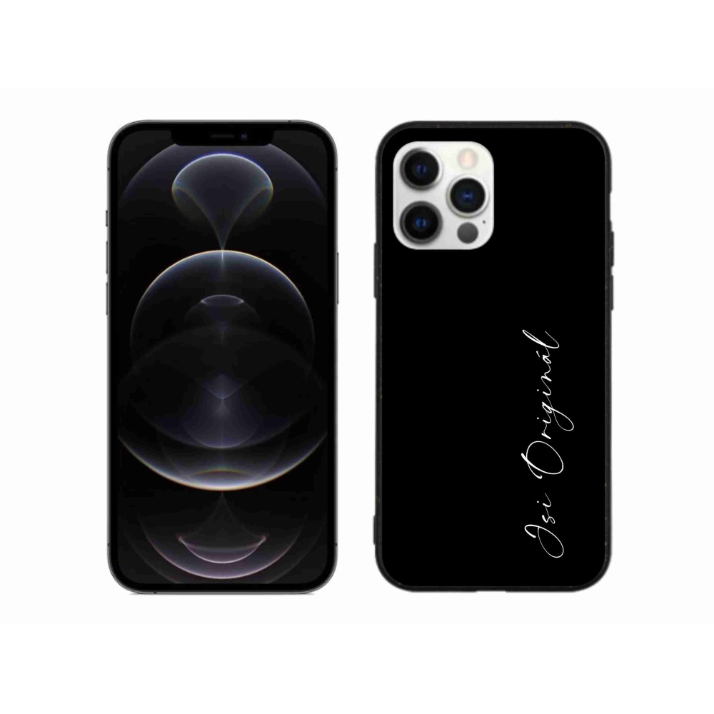 Gél borítás mmCase iPhone 12 Pro Max készülékhez - te vagy az eredeti fekete háttér