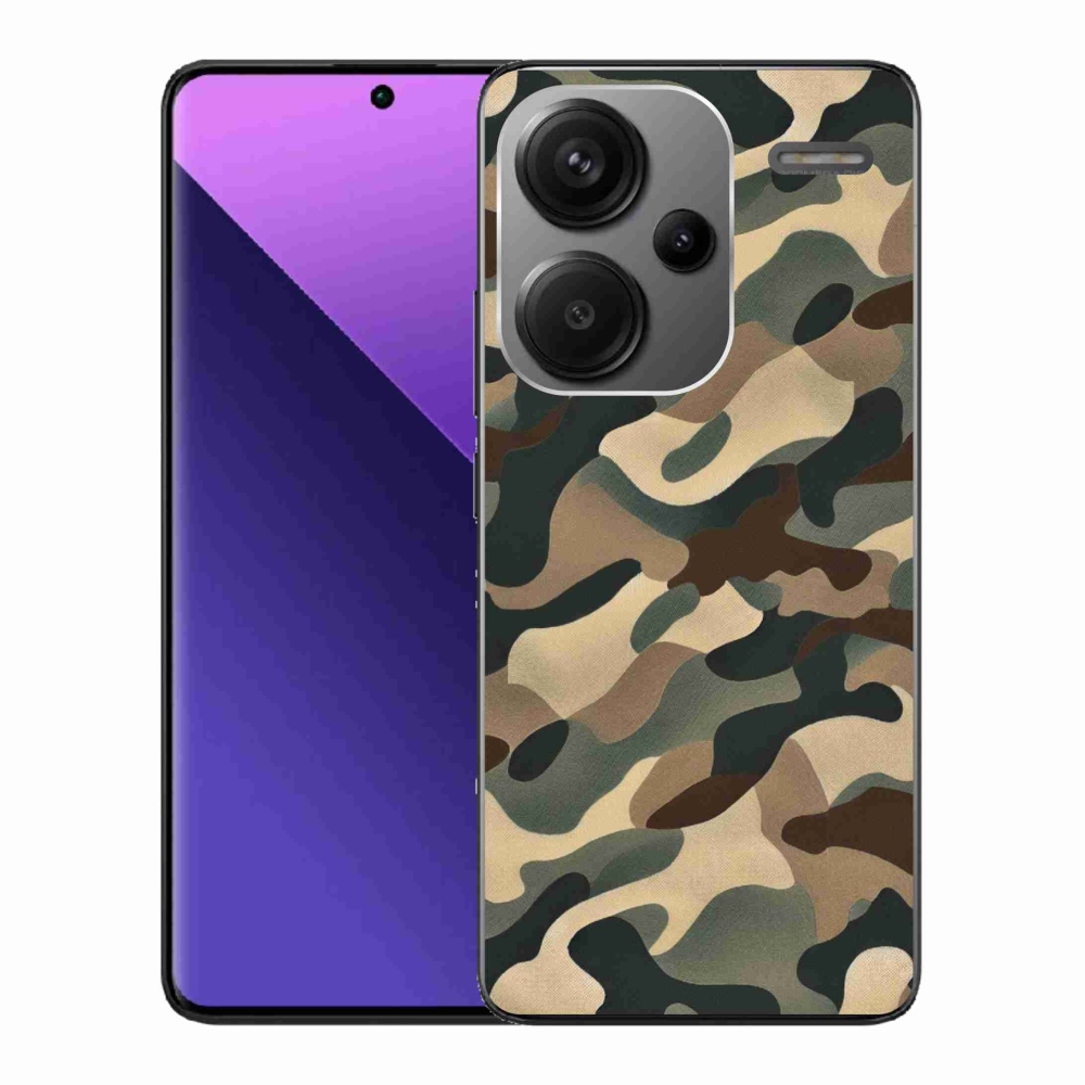 Gél borítás mmCase a Xiaomi Redmi Note 13 Pro+ 5G számára - álcázó minta 11