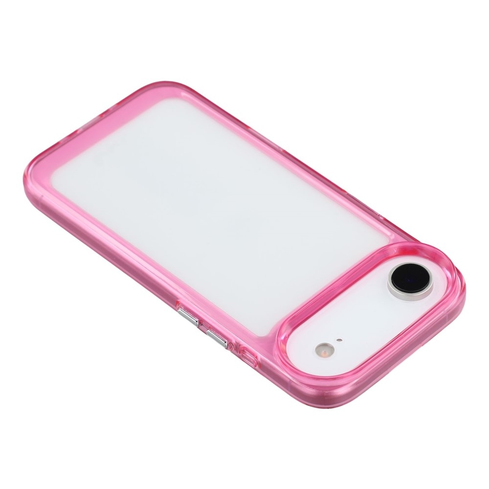 Gél tok fix hátlappal iPhone 17 Air készülékhez - rózsaszín