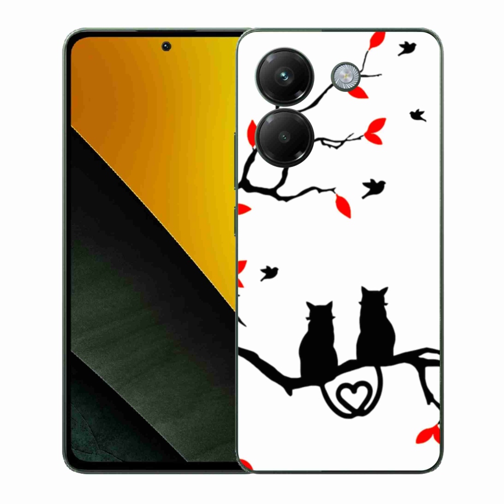 Gél borítás mmCase a Xiaomi Poco M7 Pro 5G számára - macskaszerelem