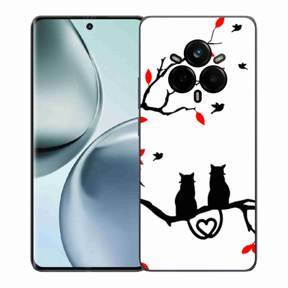 Gél borítás mmCase a Realme 14 Pro+ 5G számára - macskaszerelem