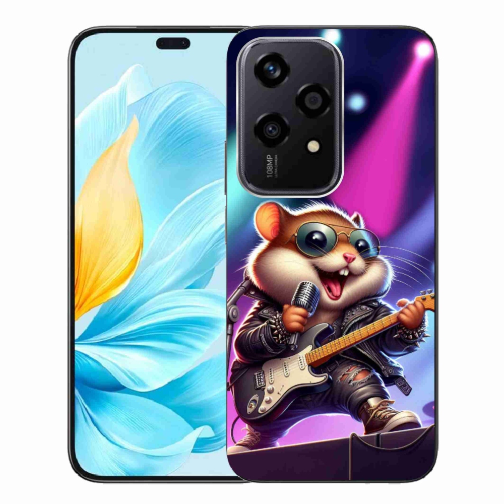 Gél borítás mmCase a Honor 200 Lite 5G számára - hörcsög hintaló