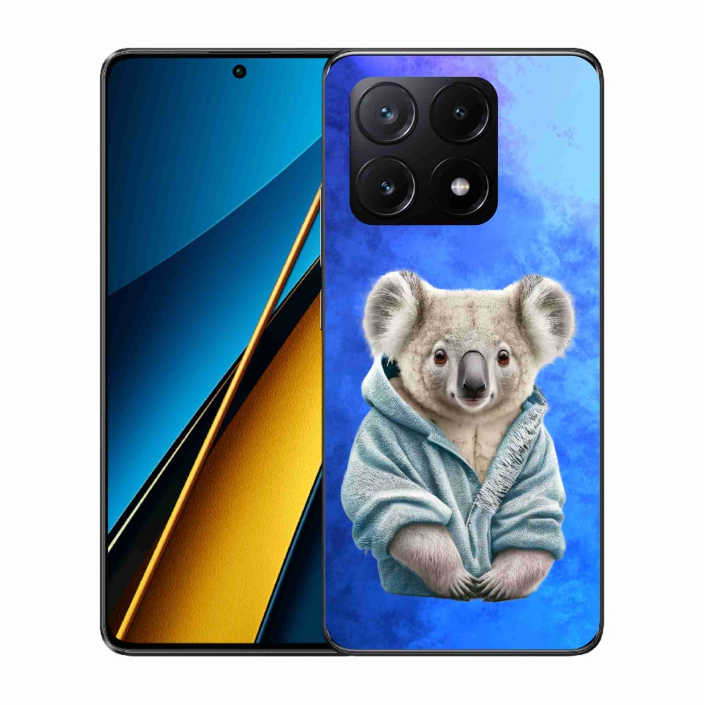 Gél borítás mmCase a Xiaomi Poco X6 Pro 5G számára - koala pulóverben