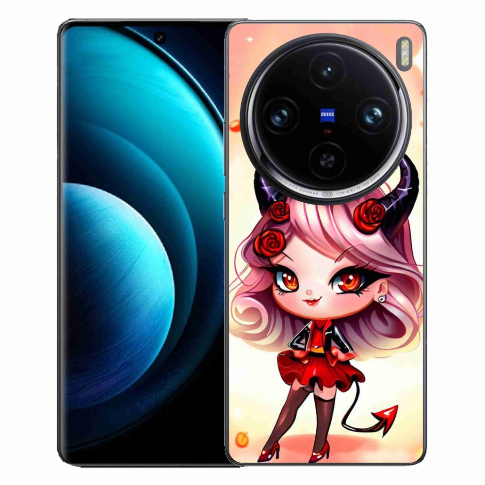 Zselés borítás mmCase a Vivo X100 Pro 5G készülékhez - karikatúrás ördög