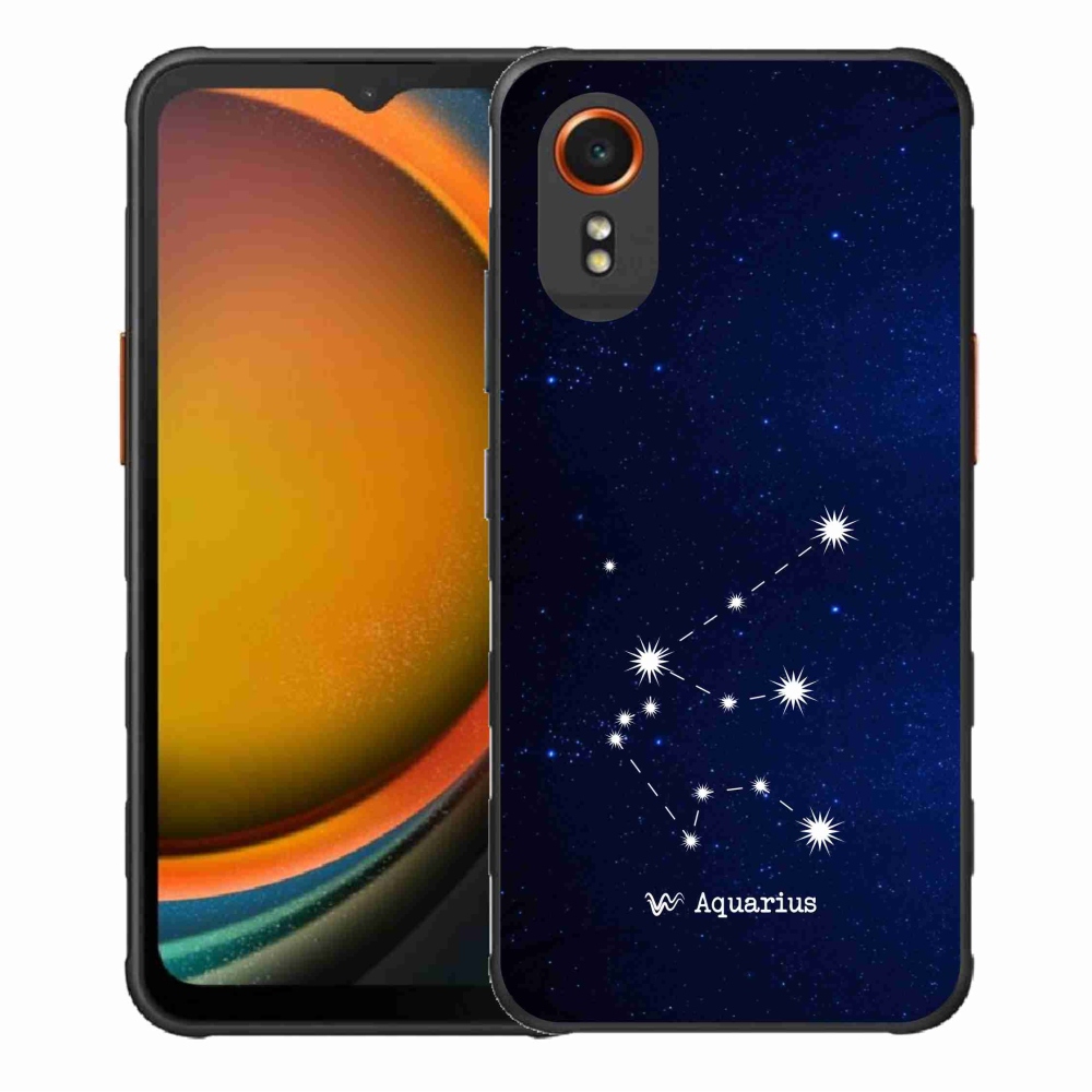 Zselés borítás mmCase Samsung Galaxy Xcover 7 - Aquarius számára