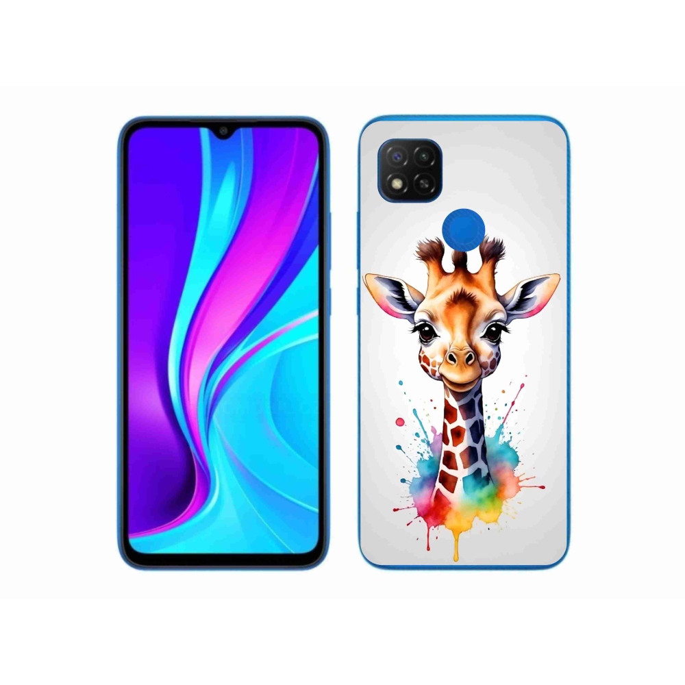 Gél borítás mmCase a Xiaomi Redmi 9C-hez - zsiráf 1