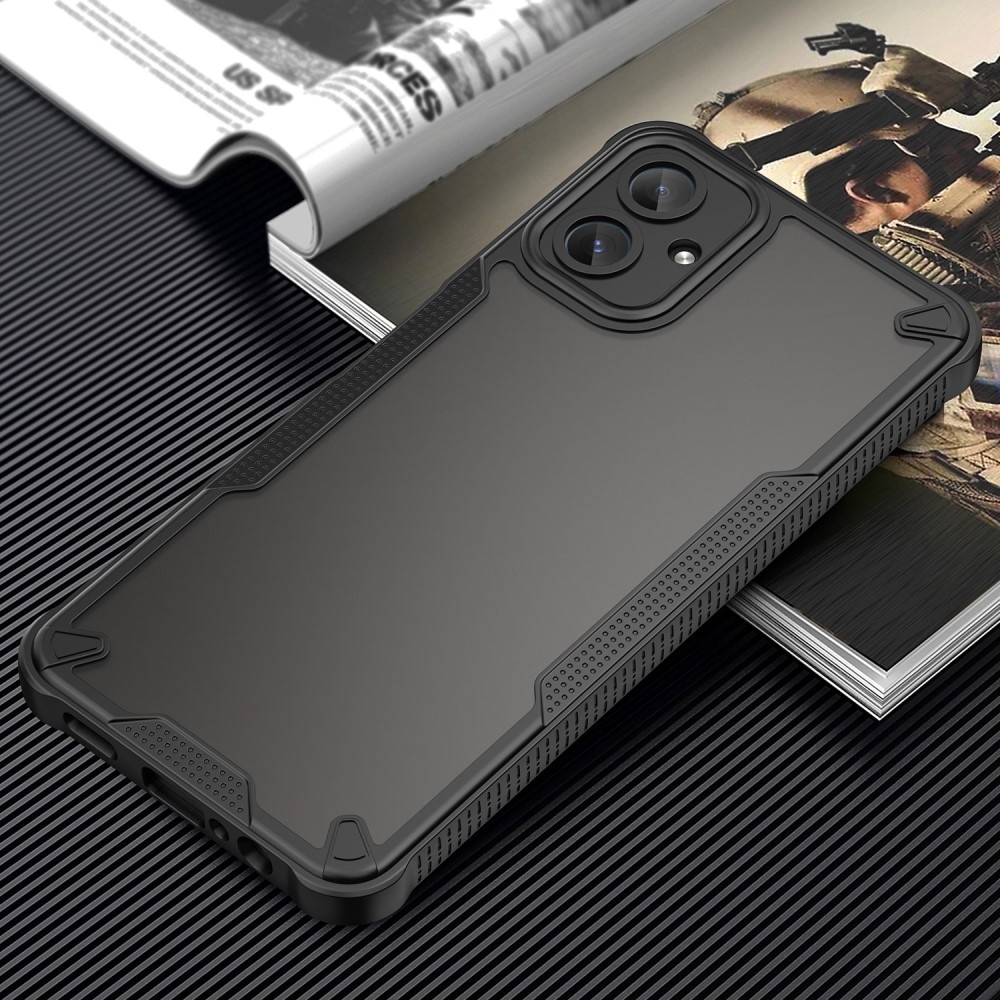 Fagyasztott, tartós borítás Samsung Galaxy A06 4G készülékhez - fekete