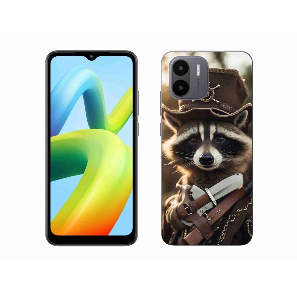 Gél borító mmCase a Xiaomi Redmi A1/Redmi A2 készülékhez - mosómedve egyenruhában