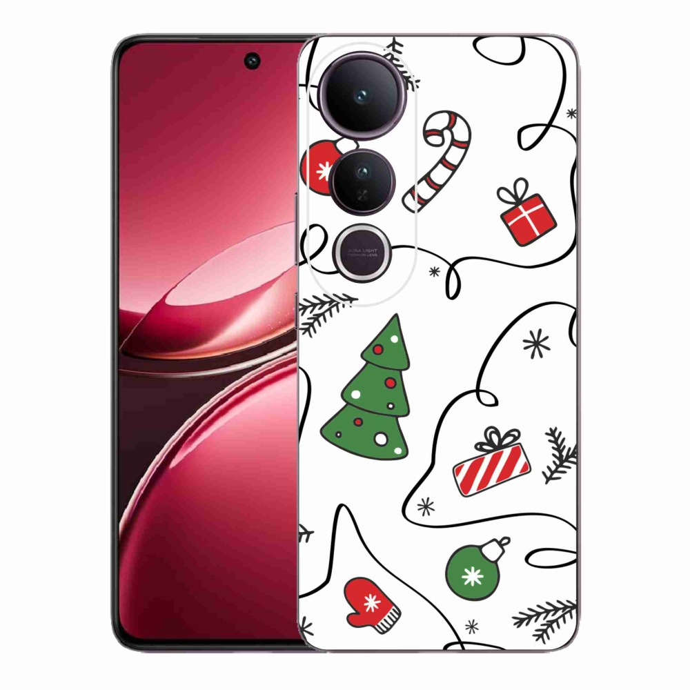 Gél borító mmCase a Vivo V50 Lite 4G/5G készülékhez - karácsonyi motívumok