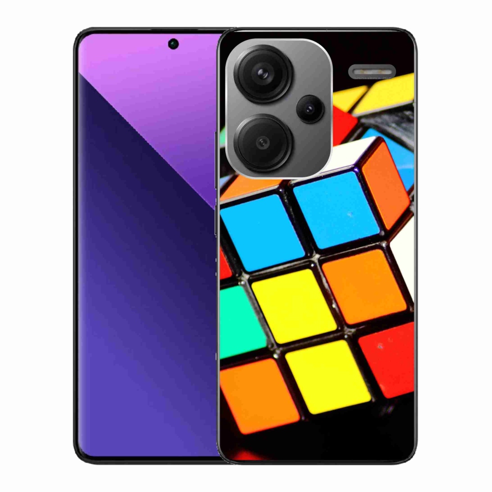 Gél tok mmCase a Xiaomi Redmi Note 13 Pro+ 5G számára - Rubik-kocka
