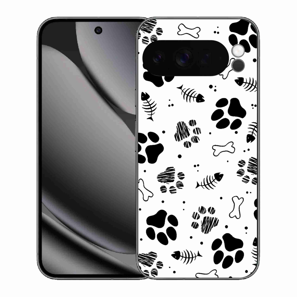 Gél borítás mmCase a Google Pixel 10 Pro XL-hez - kutyamancsok 1