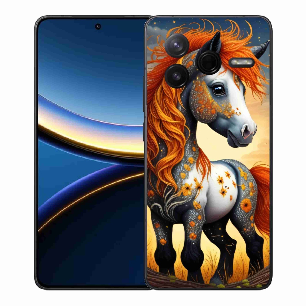 Gél borítás mmCase a Xiaomi Poco F7 Pro számára - színes póni