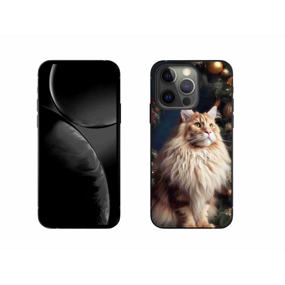 Zselés borítás mmCase iPhone 13 Pro 6.1 készülékhez - macska a fánál