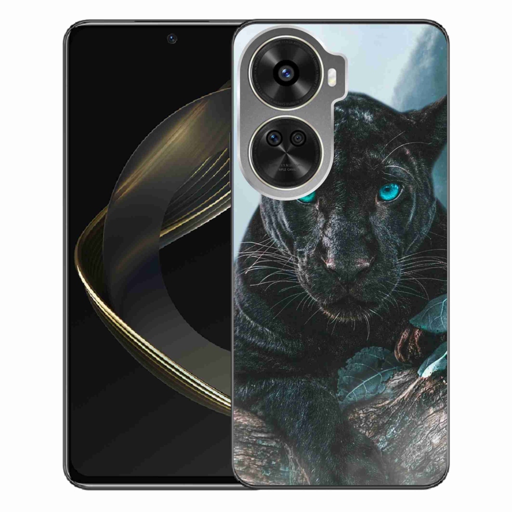 Gél borítás mmCase a Huawei Nova 12 SE-hez - fekete párduc