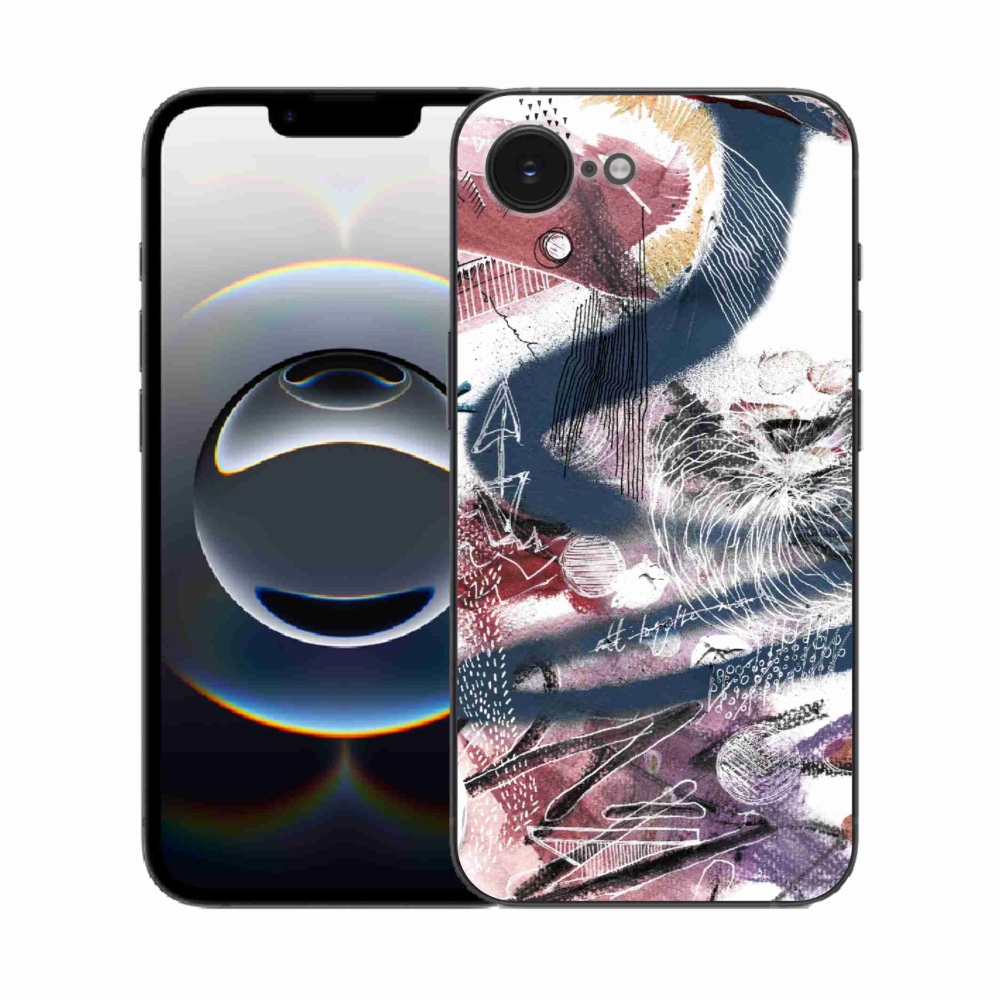 Gél borítás mmCase iPhone 16e készülékhez - absztrakt motívum 28