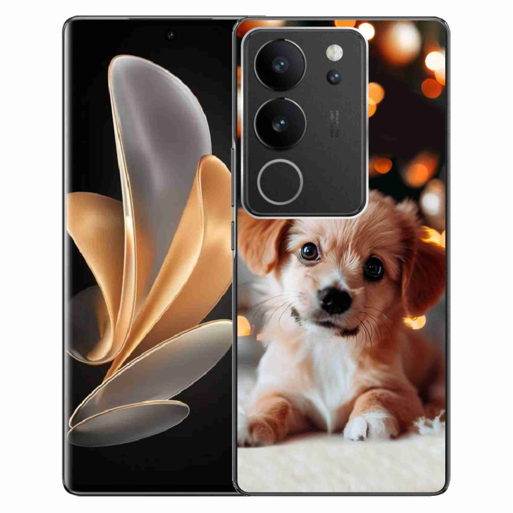 Zselés borítás mmCase a Vivo V29 5G-hez - kölyökkutyakölyök