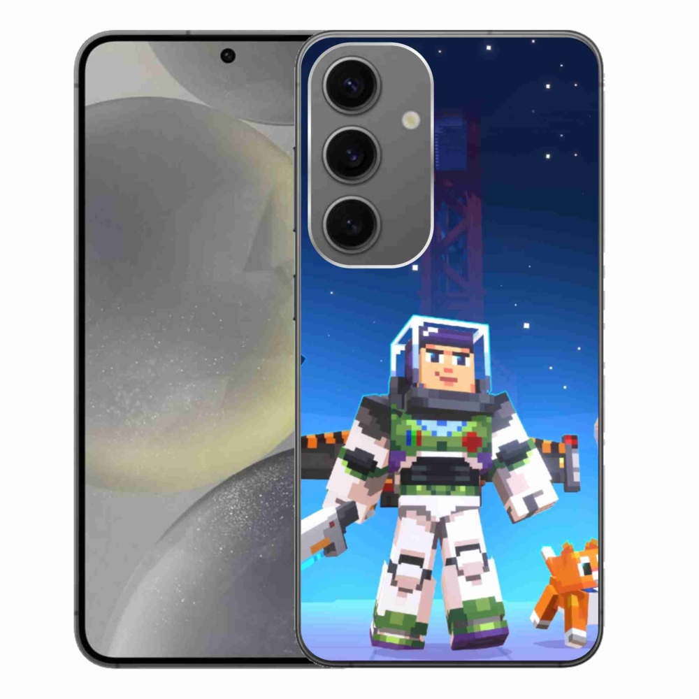 Gél borítás mmCase Samsung Galaxy S24+ készülékhez - minecraft 2