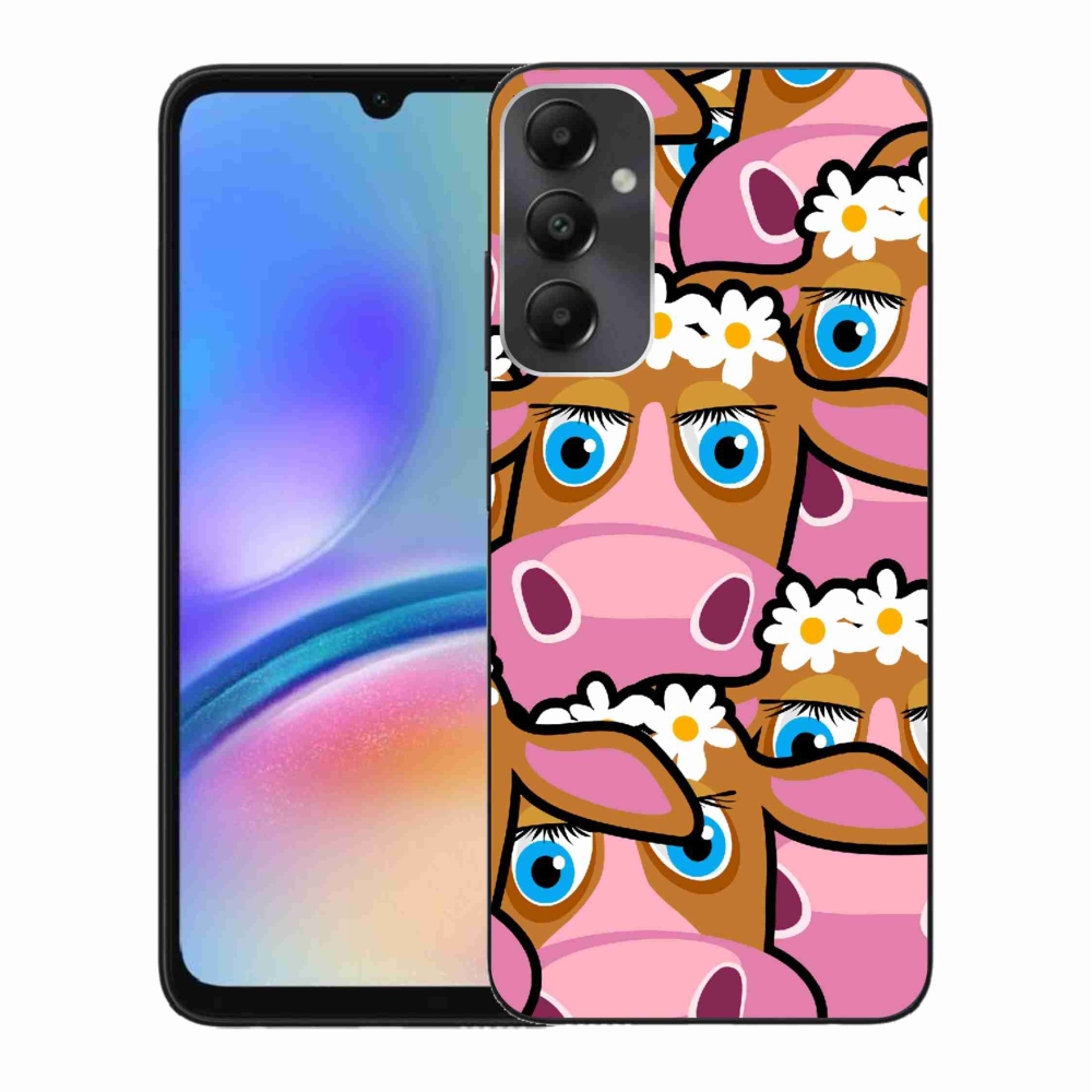 Gél borítás mmCase Samsung Galaxy A05s készülékhez - rajzfilmtehenek