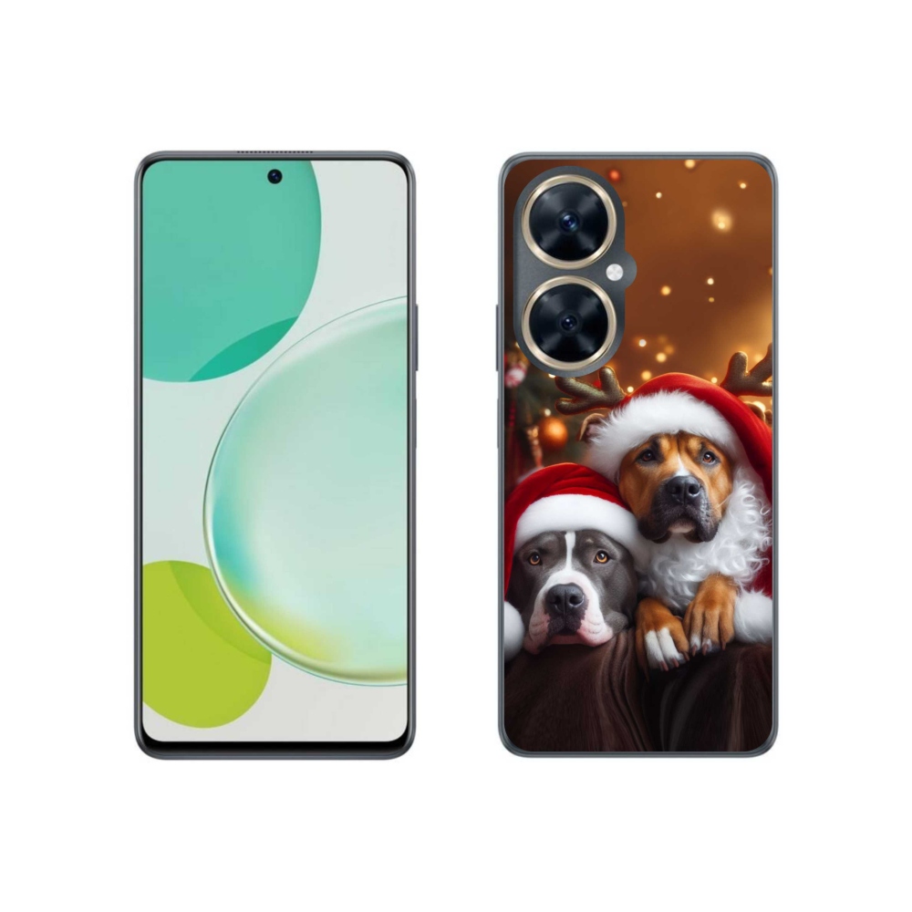 Gél borító mmCase a Huawei Nova 11i számára - Karácsonyi kutyák