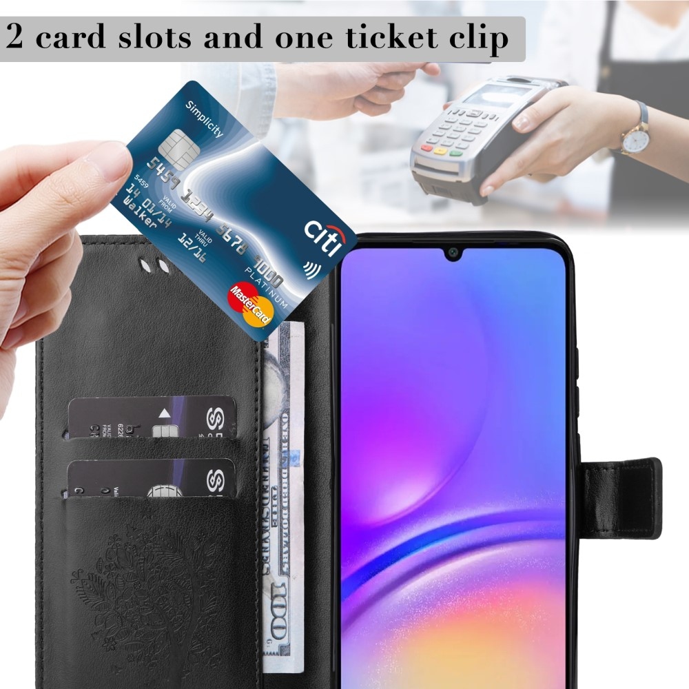 Fák könyve tok Samsung Galaxy A06 4G - fekete