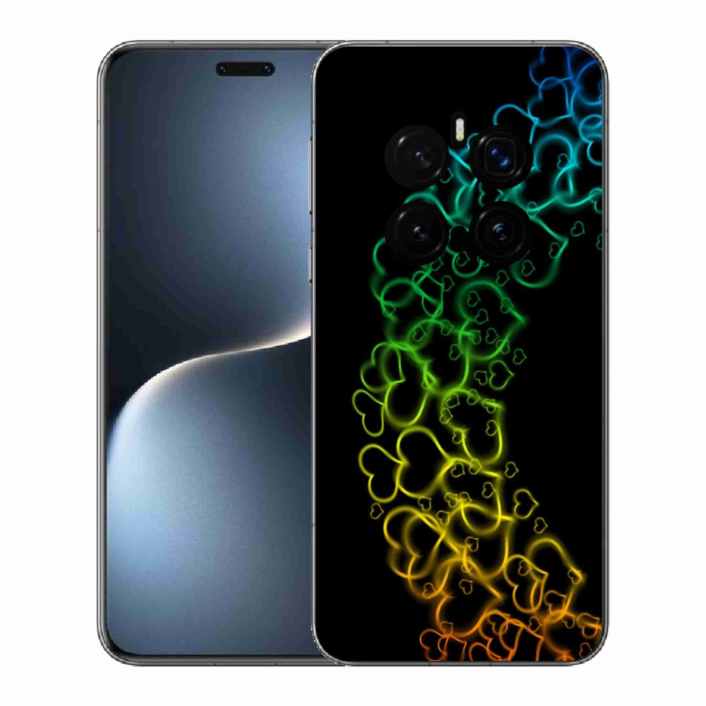 Gél borítás mmCase a Honor Magic 7 Pro 5G készülékhez - színes szívek