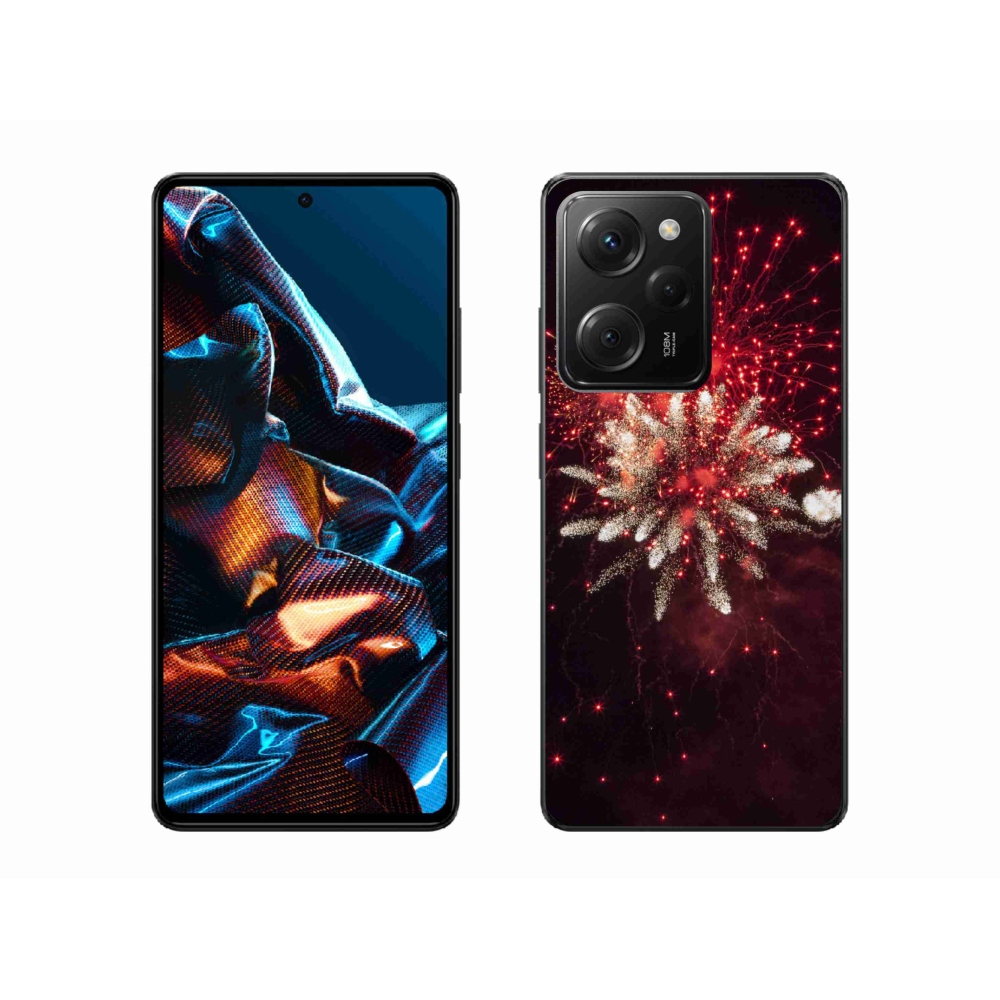Gél borítás mmCase a Xiaomi Poco X5 Pro 5G számára - tűzijáték