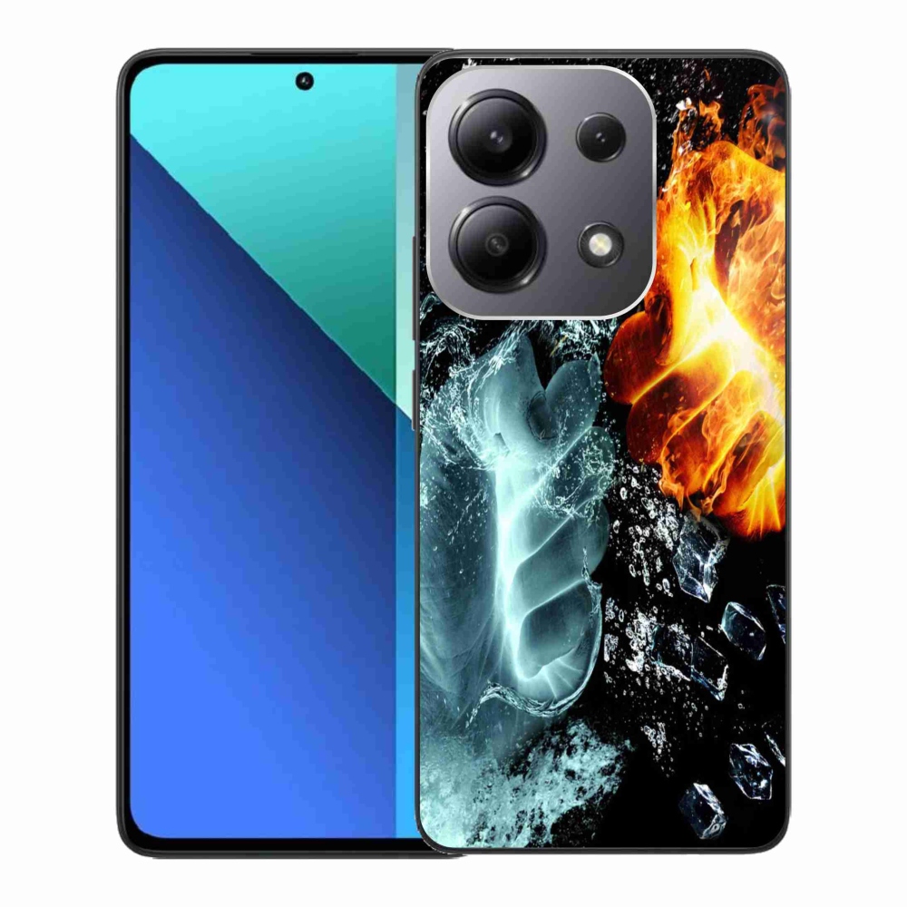 Gél borítás mmCase a Xiaomi Redmi Note 13-hoz - víz és tűz