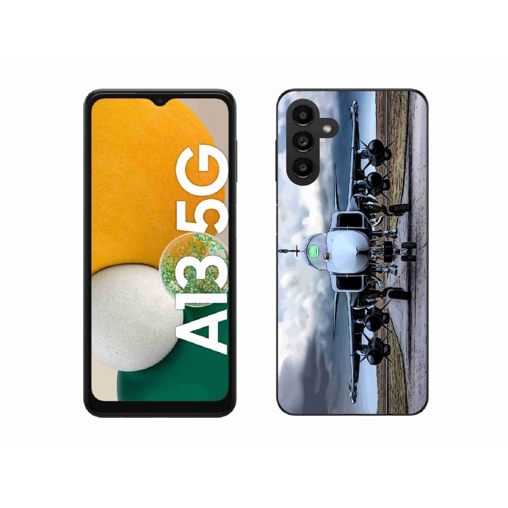 Gél borítás mmCase Samsung Galaxy A13 5G - katonai repülőgépekhez