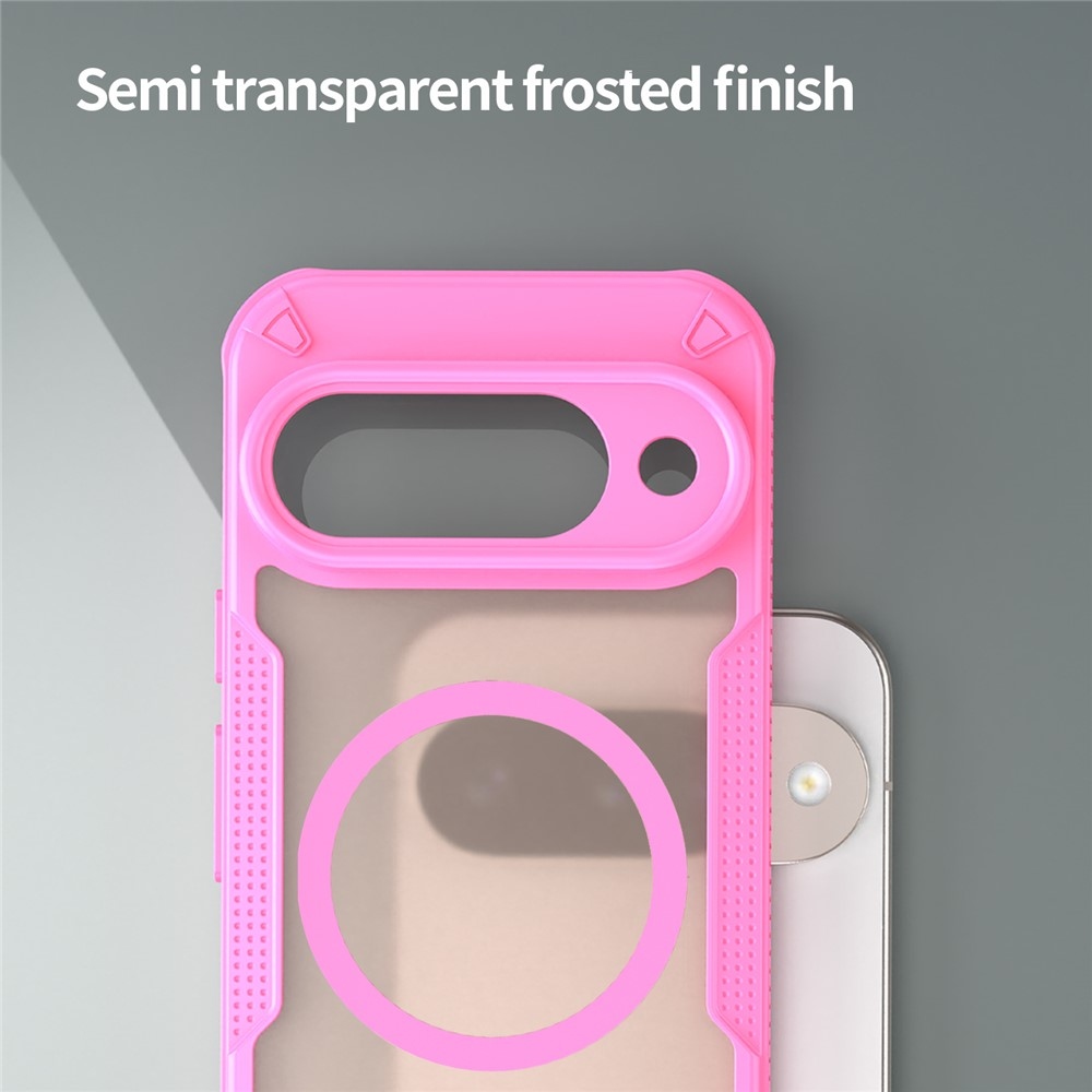 Froste tartós védőborítás MagSafe-val a Google Pixel 10 készülékhez - rózsaszín