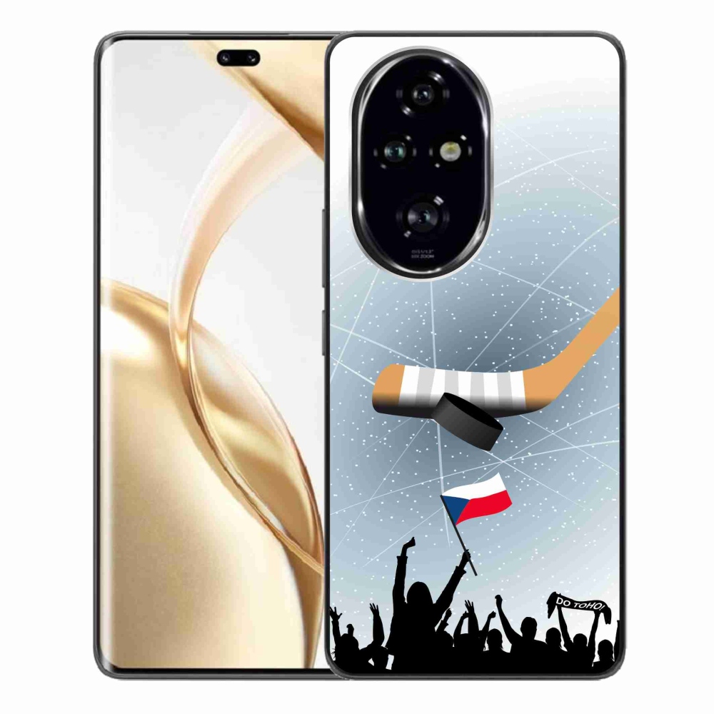 Zselés borítás mmCase a Honor 200 Pro 5G számára - hoki rajongóknak