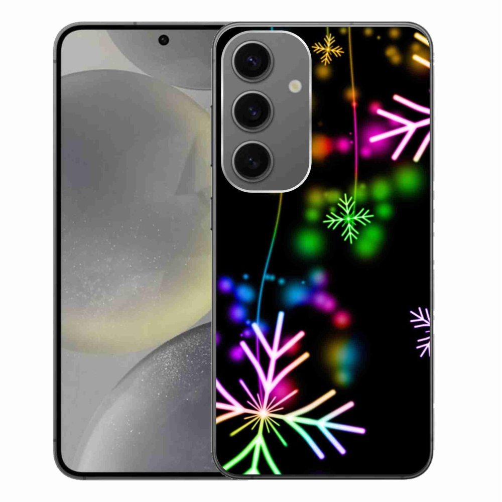 Zselés borítás mmCase Samsung Galaxy S24+ készülékhez - színes pelyhekkel