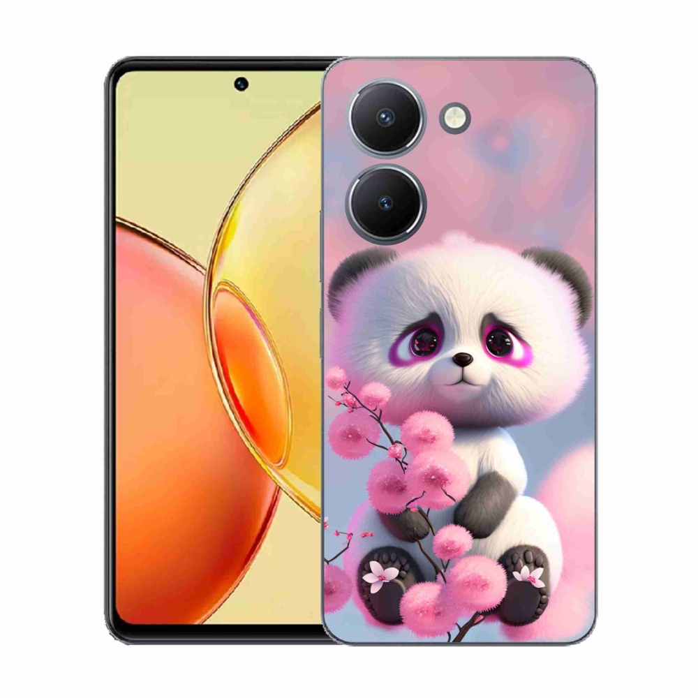 Gél borító mmCase a Vivo Y36-hoz - aranyos panda 1