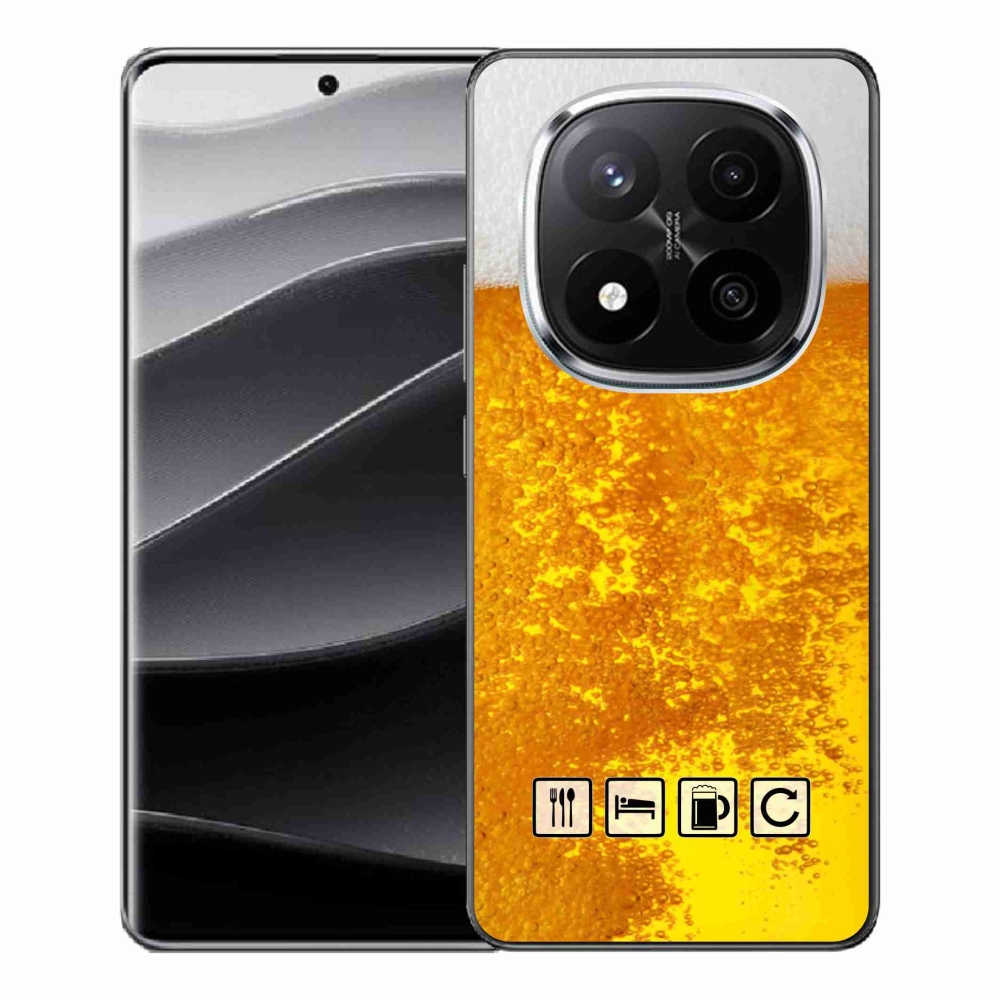 Gél borítás mmCase a Xiaomi Redmi Note 14 Pro+ 5G számára - sör motívum 3