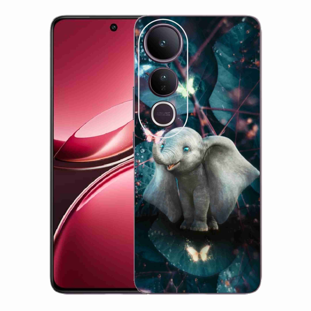 Gél borítás mmCase a Vivo V50 Lite 4G/5G készülékhez - aranyos elefánt