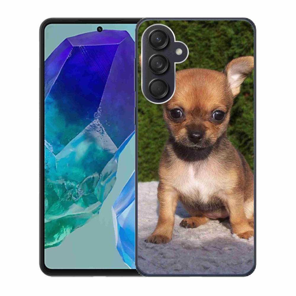 Gél tok mmCase a Samsung Galaxy M55 5G készülékhez - chihuahua 3