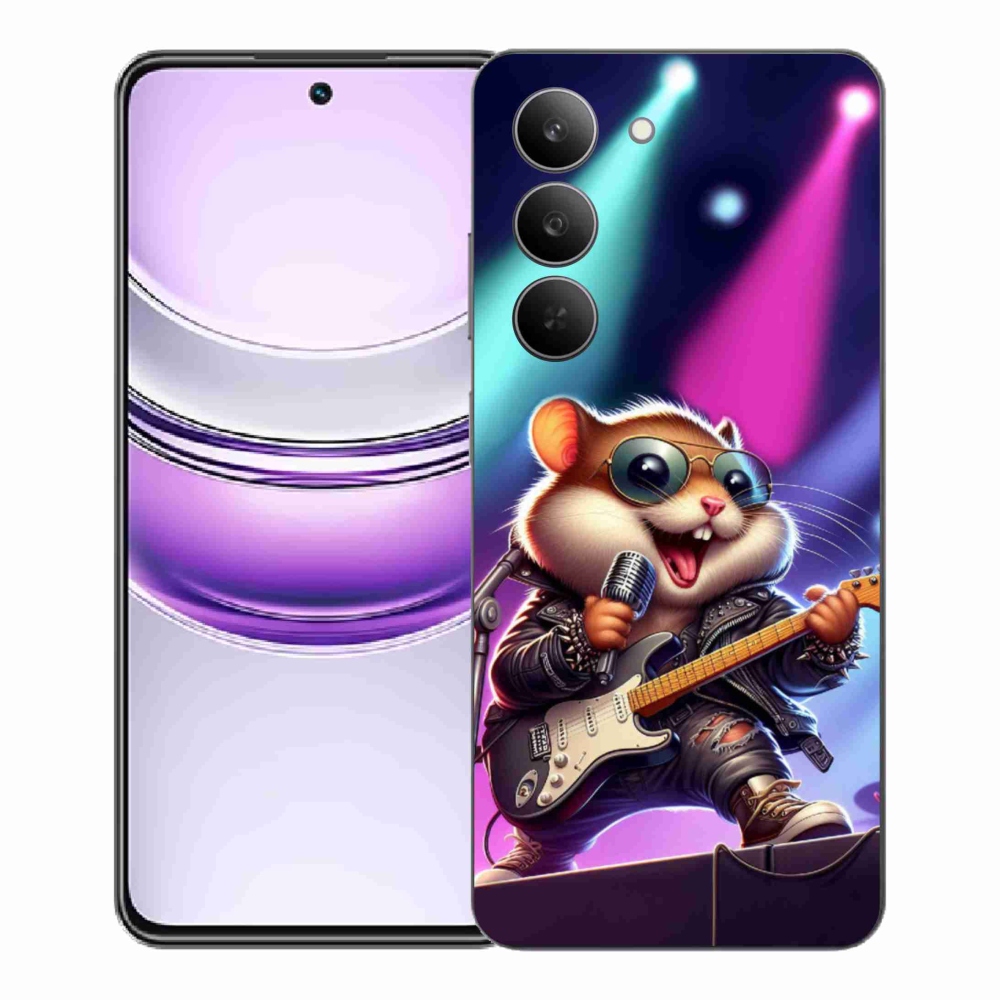 Gél borítás mmCase a Realme 14x 5G-hez - hörcsög hintaló