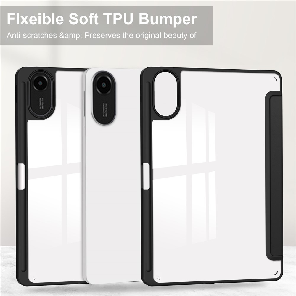 Ügyes záró tok Xiaomi Redmi Pad 2 tablethez - fekete