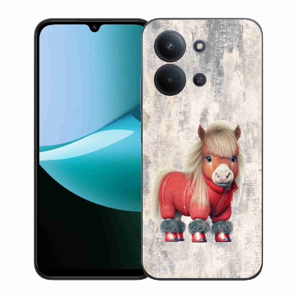 Gél borítás mmCase for Xiaomi Redmi 15C 4G (171mm)/Poco C85 4G (171mm) - póni pulóverben