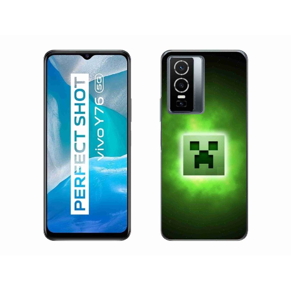 Gél borítás mmCase a Vivo Y76 5G-n - minecraft