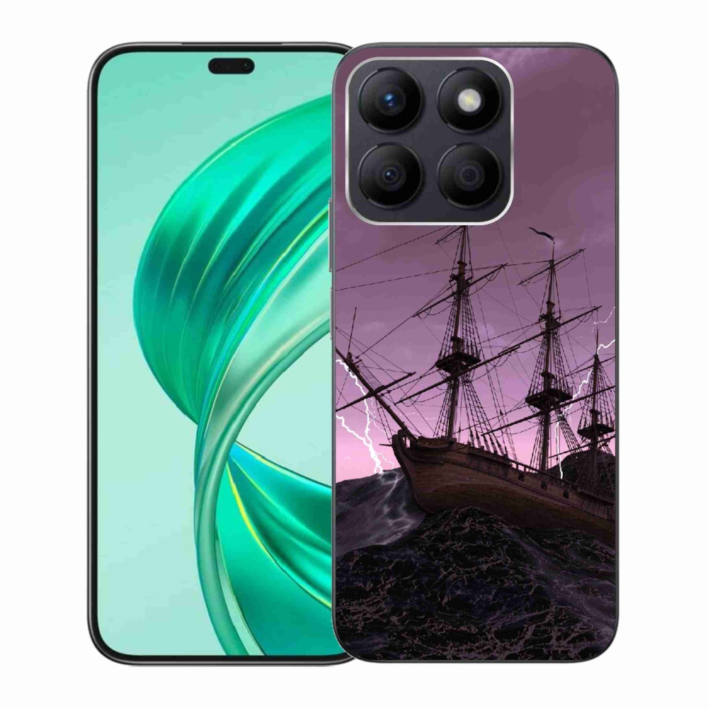 Zselés borítás mmCase a Honor X8b-hez - hajó a viharban