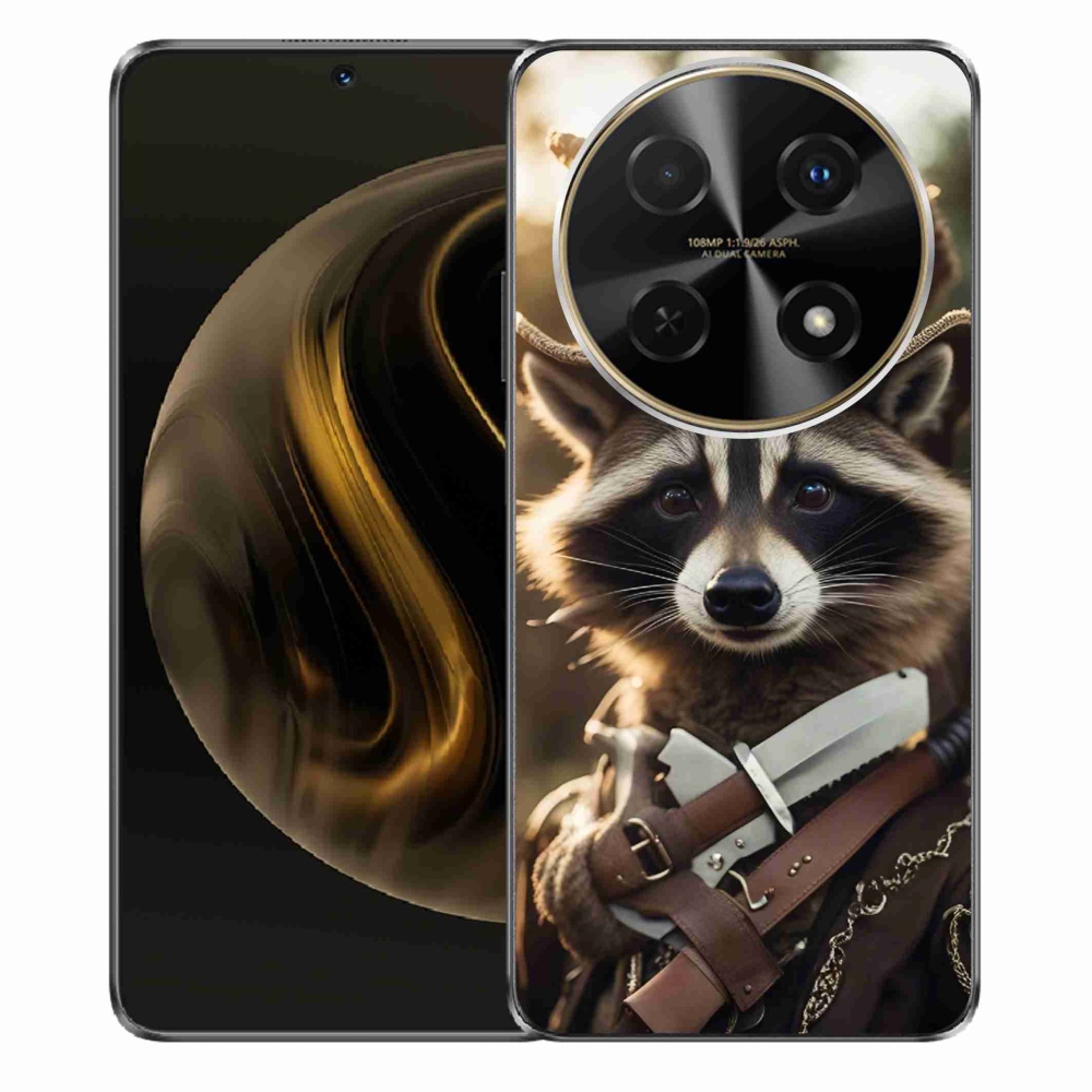 Gél borító mmCase a Huawei Nova 12i számára - mosómedve egyenruhában