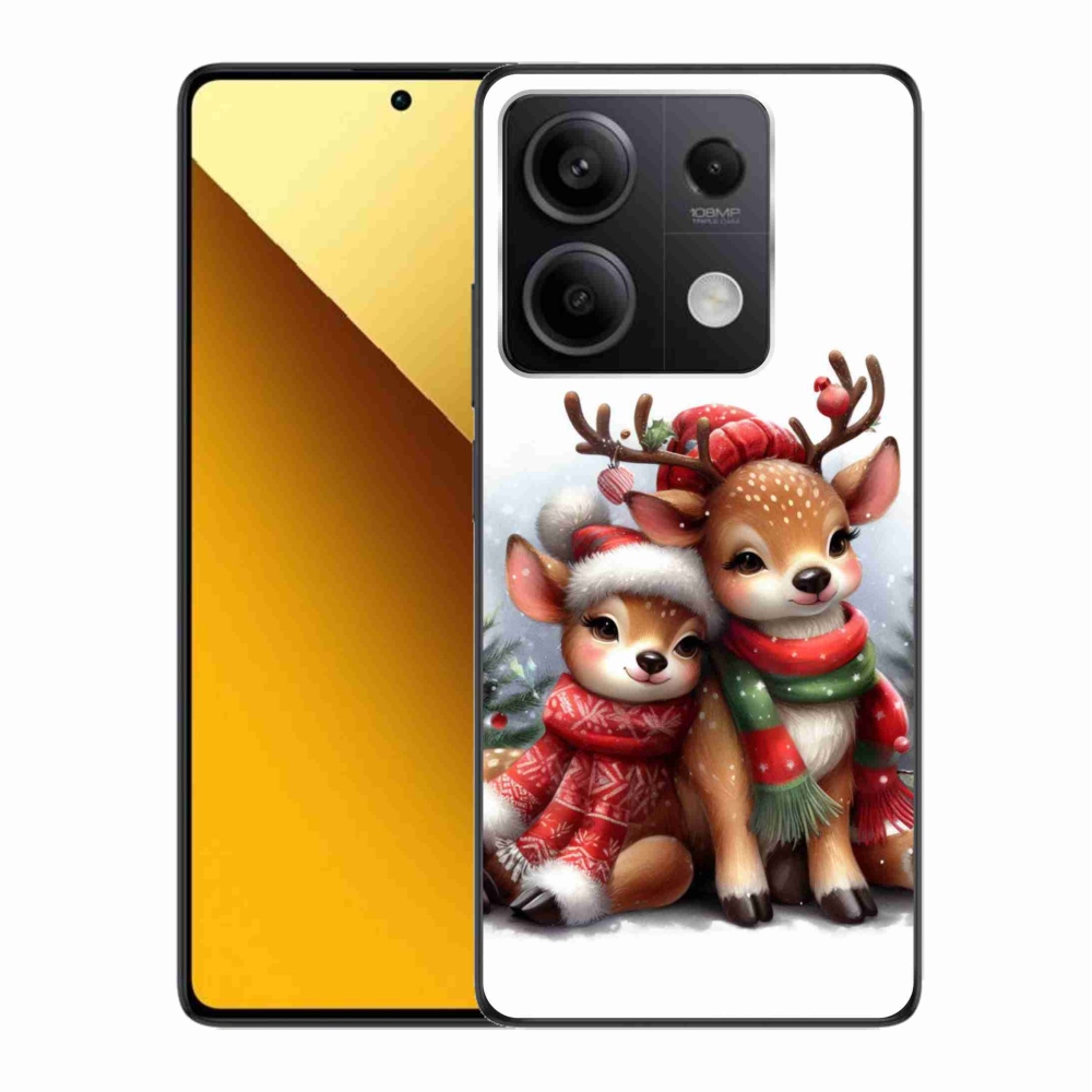 Gél borítás mmCase a Xiaomi Redmi Note 13 5G számára - karácsonyi rénszarvas