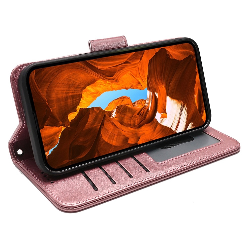 Könyvtartó tok Honor 400-hoz - rózsaarany