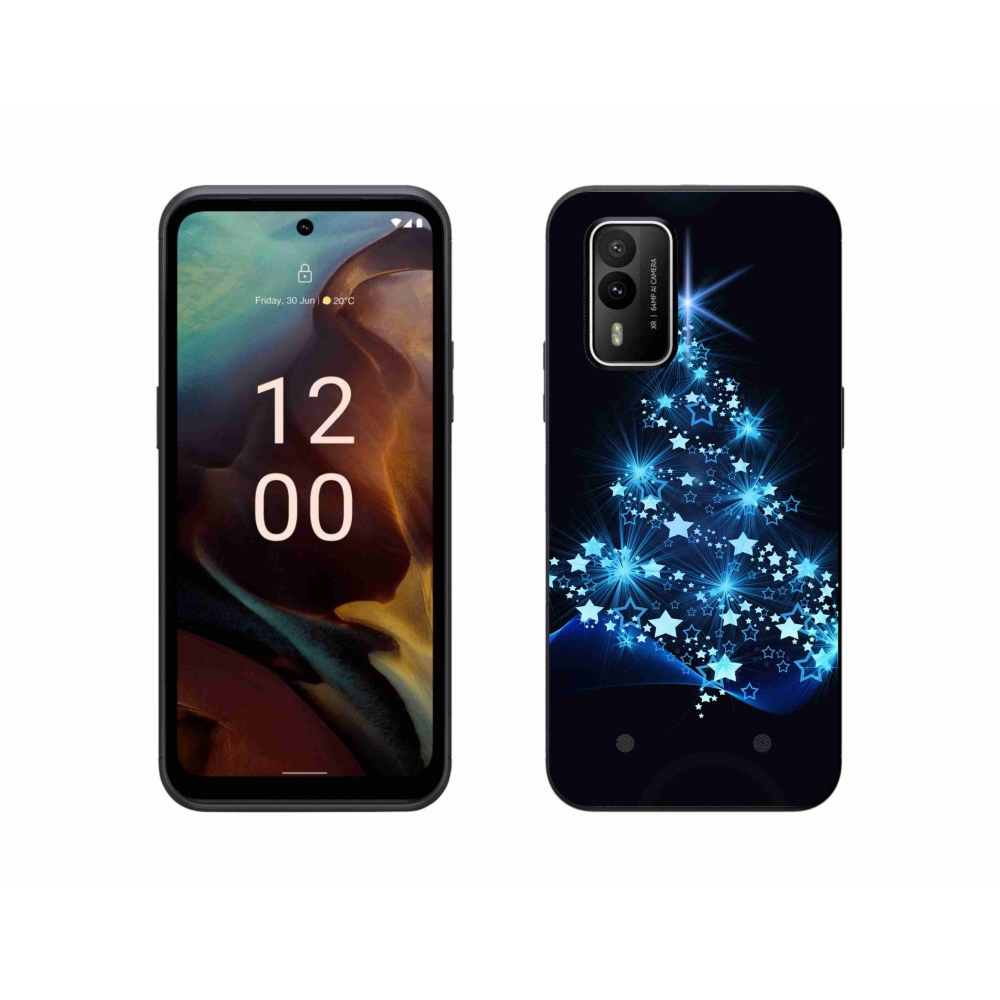 Zselés borítás mmCase a Nokia XR21 készülékhez - karácsonyfa