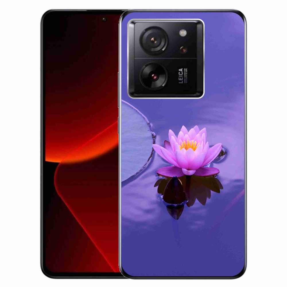 Gél tok mmCase a Xiaomi 13T/13T Pro számára - virág a felületen