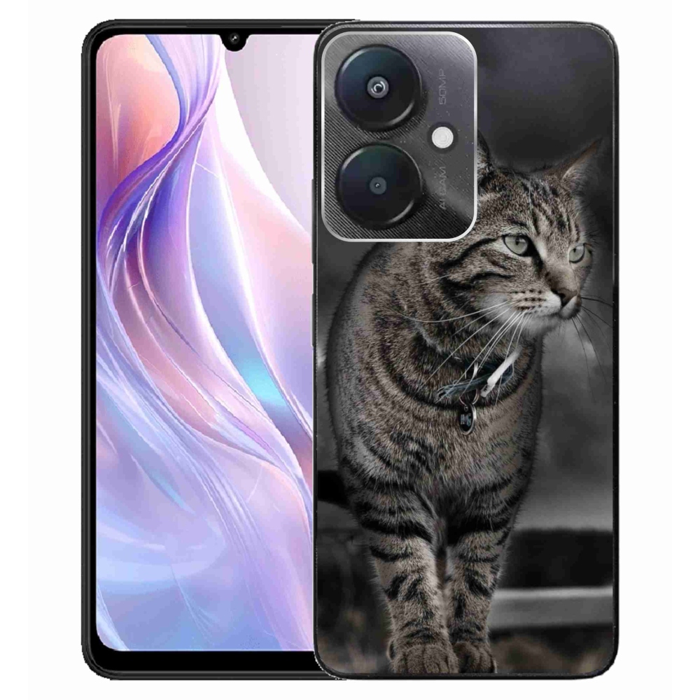 Gél borítás mmCase a Xiaomi Redmi 13C 5G-hez - macska