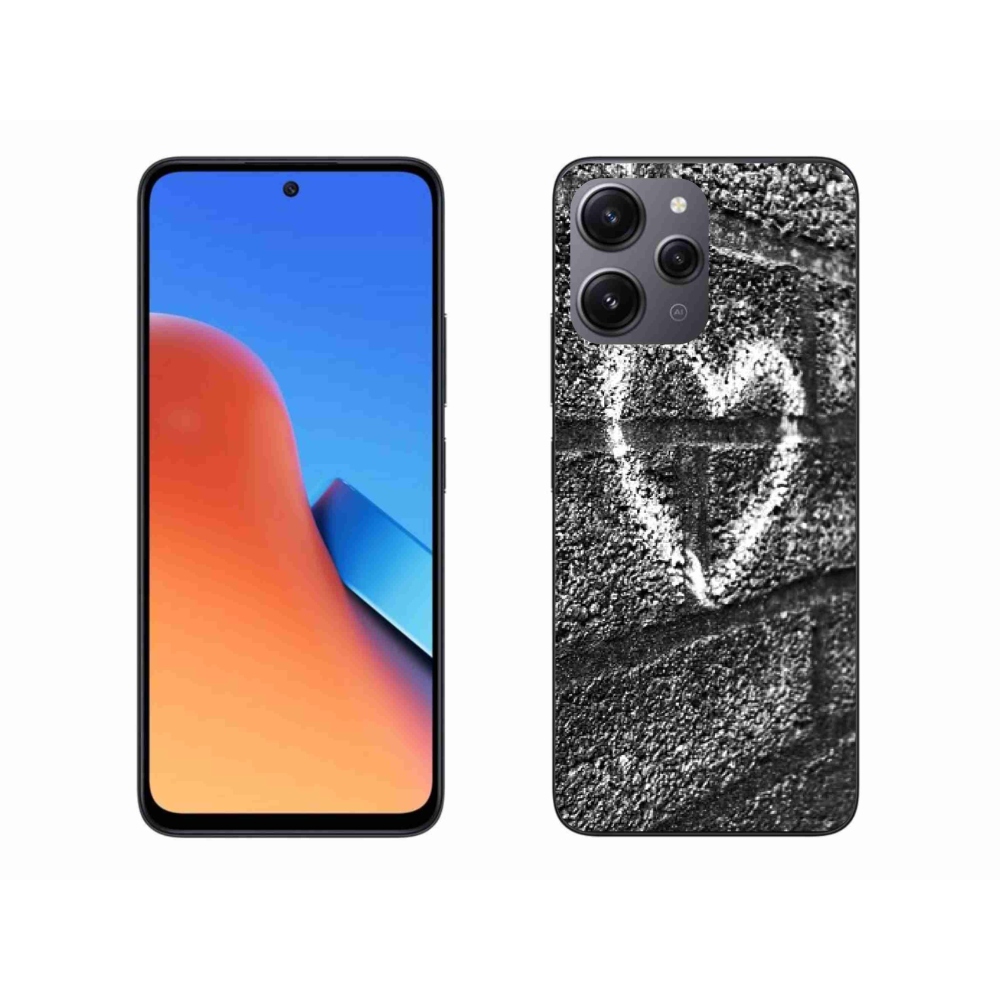 Gél borítás mmCase a Xiaomi Redmi 12-hez - szív a falon